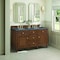James Martin Vanities 60'' Double Vanity, Mid-Century Walnut w/ 3 CM Parisien Bleu Quartz Top 424-V60D-WLT-3PBL - alternate 3